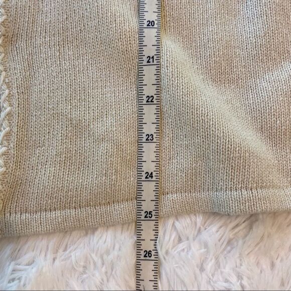 Field Manor Cream Cardigan With Beads And Sequins Size Medium - Picture 9 of 10